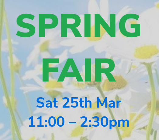 2023 Spring Fair (25th March 11am-2.30pm)