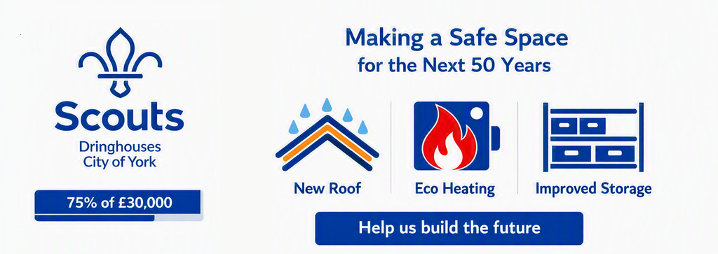 Making a Safe Space for the Next 50 years - Dringhouses Scouts